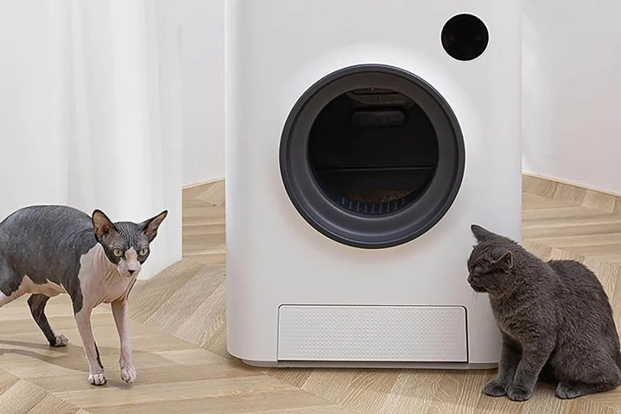 automatic self cleaning litter boxes