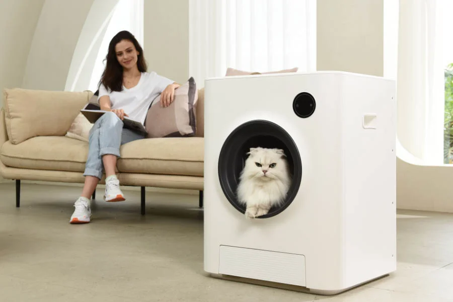 automatic kitty litter cleaner