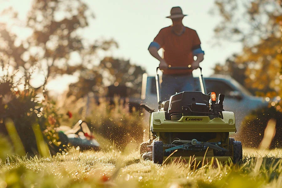 electric corded lawn mowers