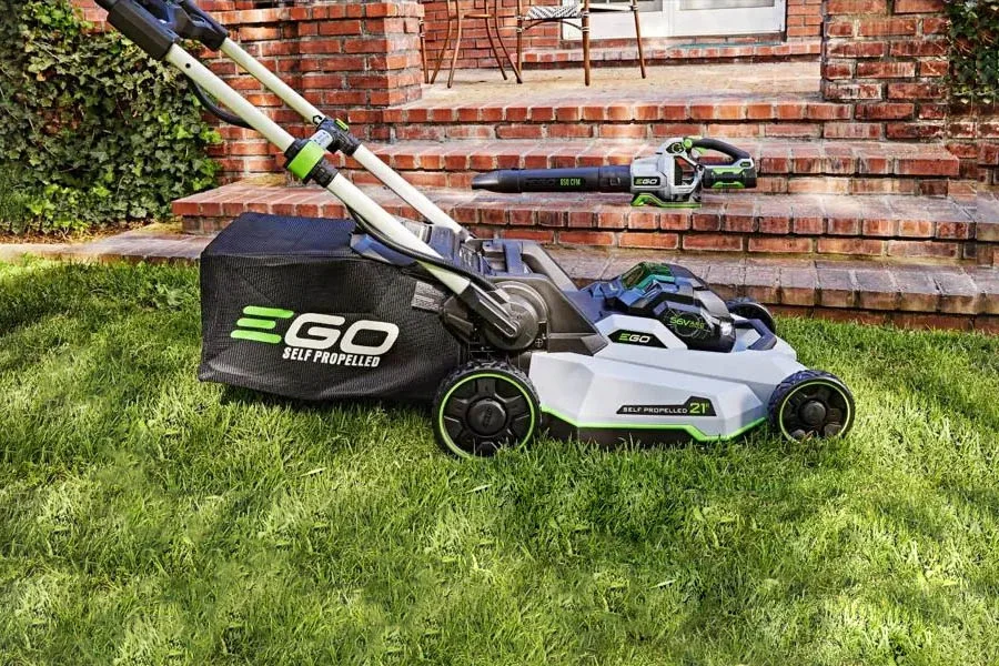 electric mulching mower