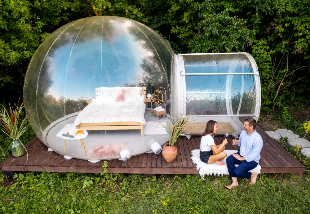 the bubble tent